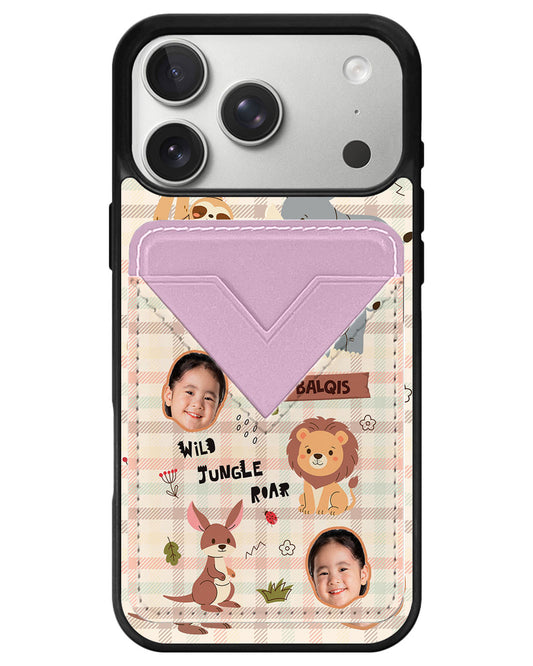 iPhone Avant Wallet Case - Face Grid Safari 3.0