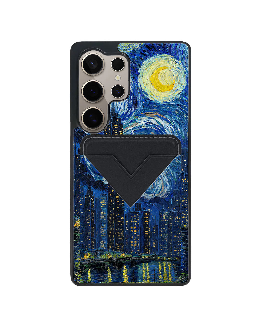 Android Avant Wallet Case - Starry Cityscape
