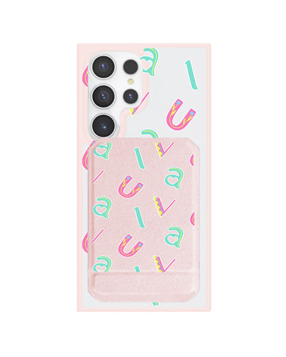 Android Magnetic Multifold Wallet - Playful Monogram 6.0