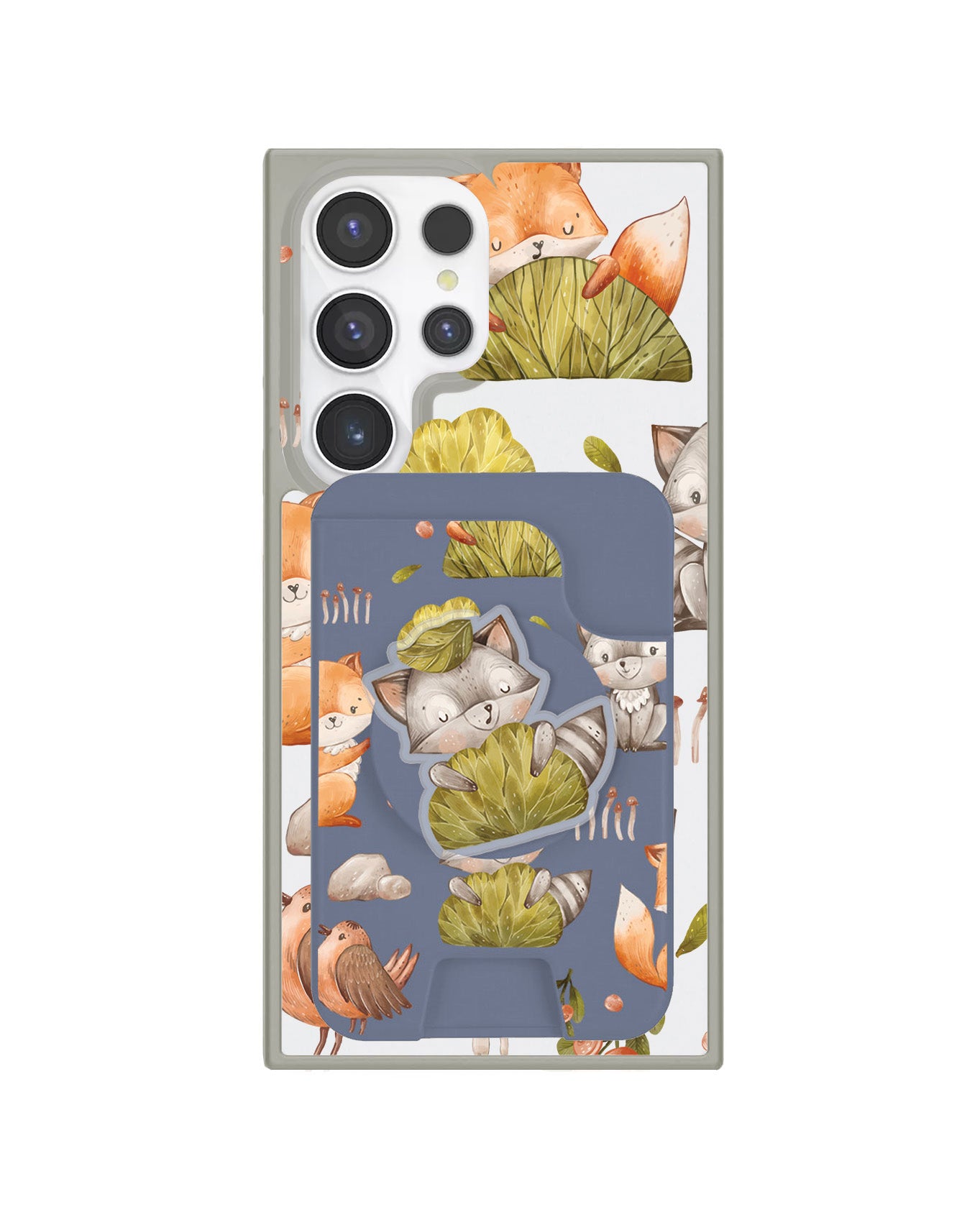Android Magpop Wallet - Racoon And Friends