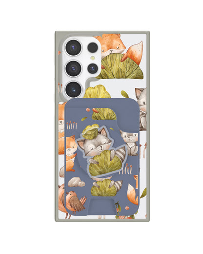 Android Magpop Wallet - Racoon And Friends