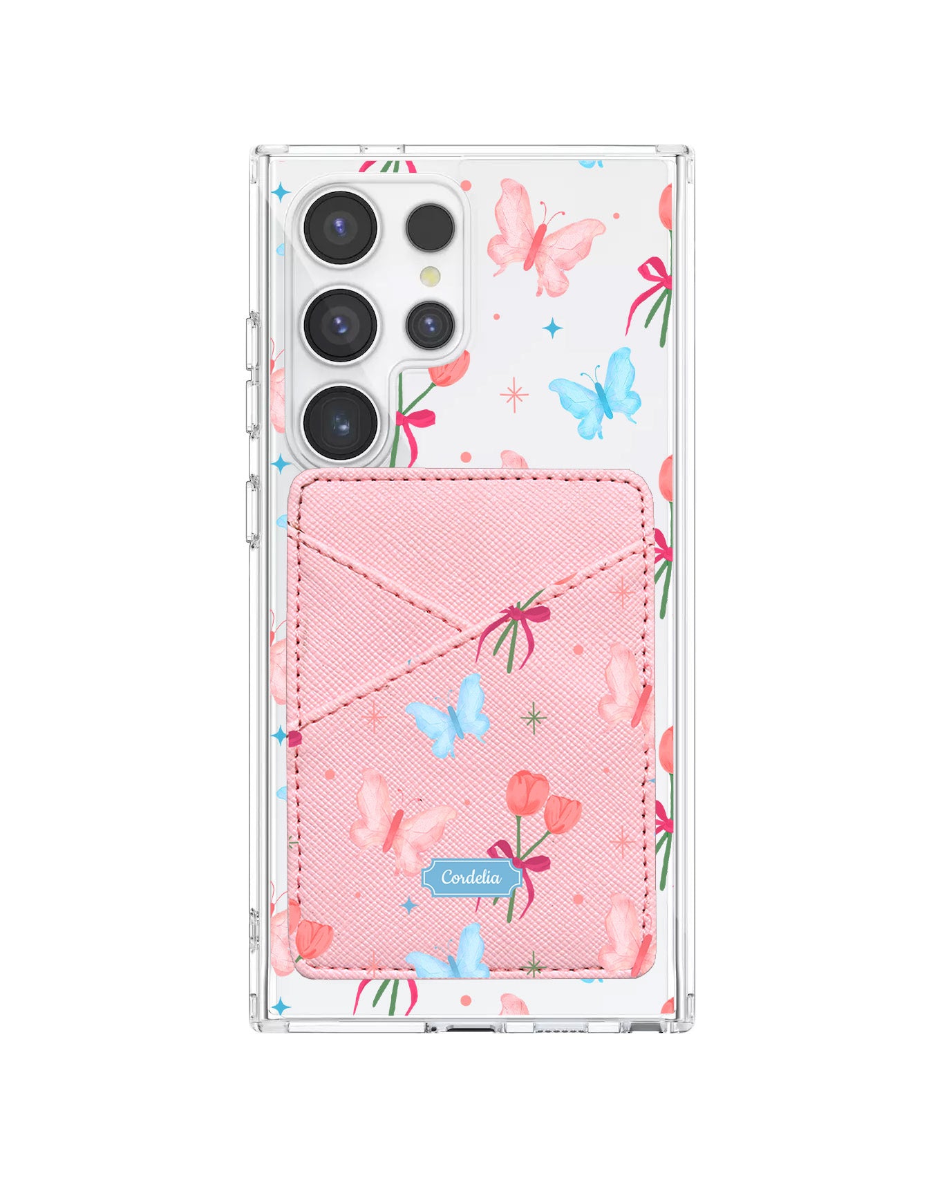 Android Phone Wallet Case - Coquette Butterfly