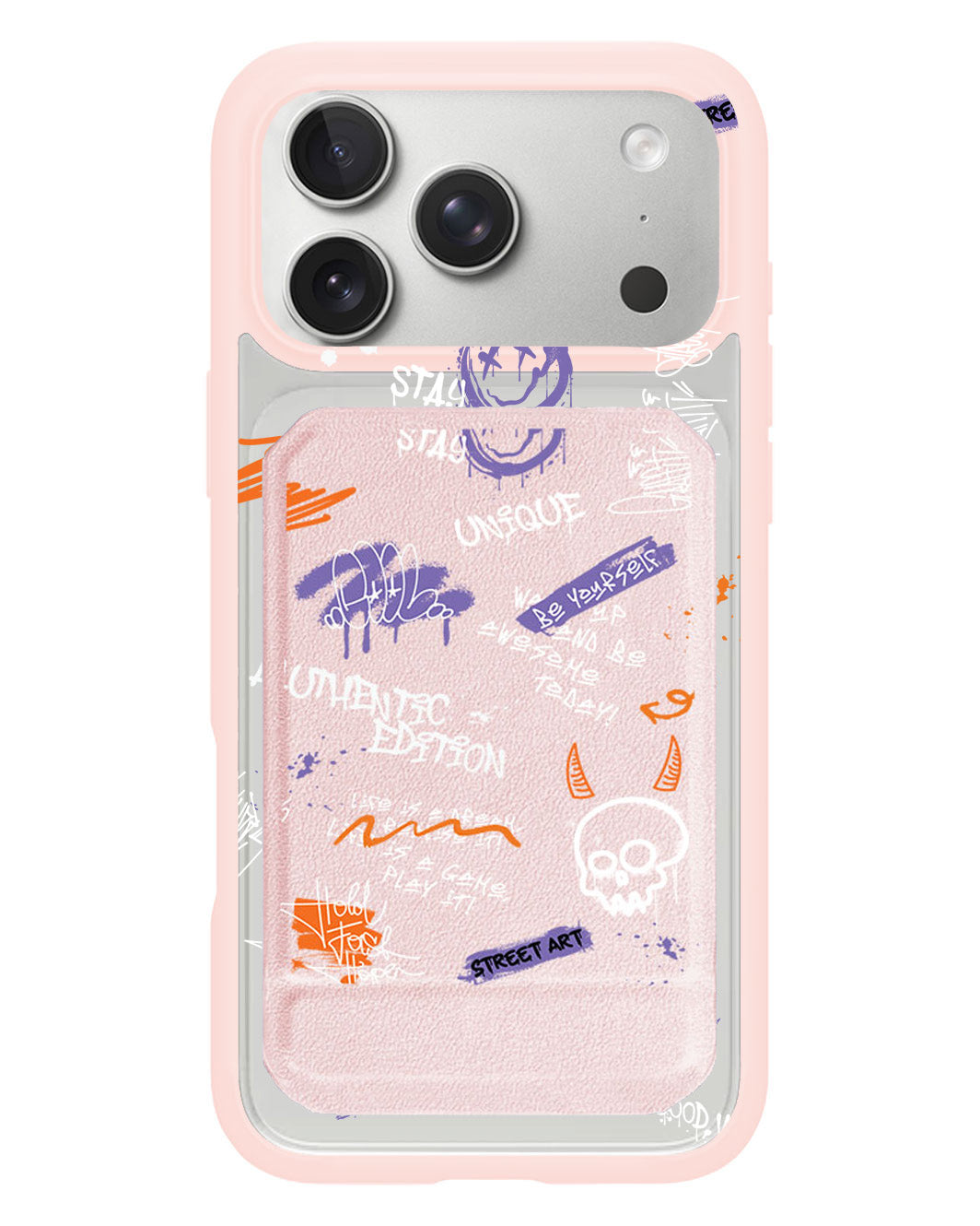 iPhone Magnetic Multifold Wallet - Graffiti
