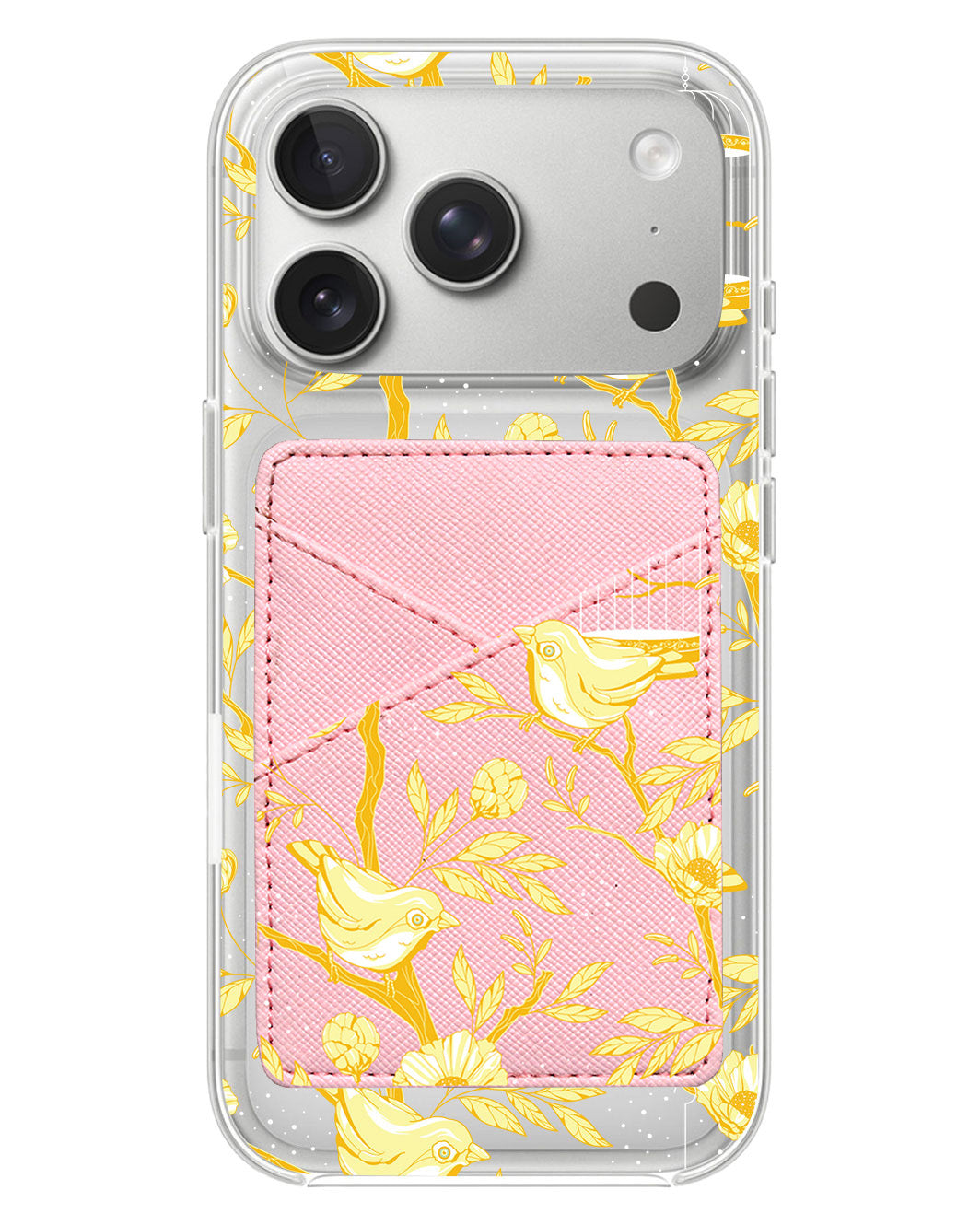 iPhone Phone Wallet Case - Lovebird Monochrome 2.0