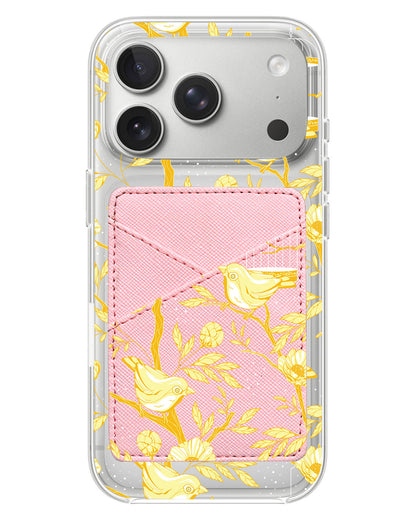 iPhone Phone Wallet Case - Lovebird Monochrome 2.0