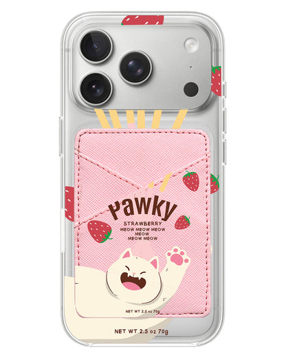 iPhone Phone Wallet Case - Pawky Cat