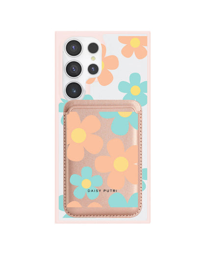 Android Magnetic Wallet Case - Daisy Daze
