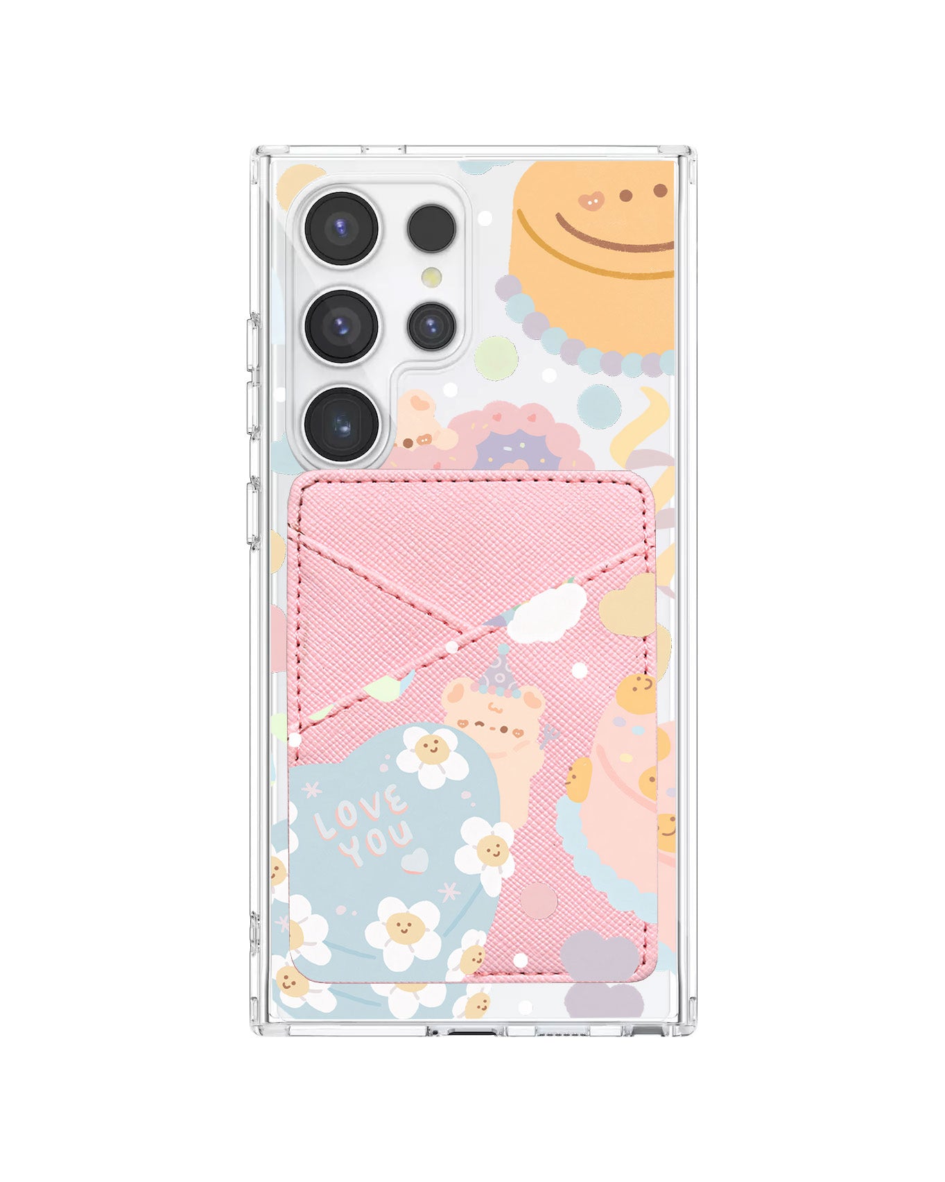 Android Phone Wallet Case - Cake Party