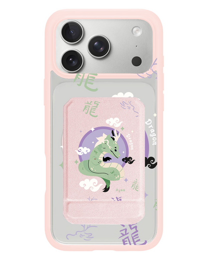 iPhone Magnetic Multifold Wallet - Dragon (Chinese Zodiac / Shio)
