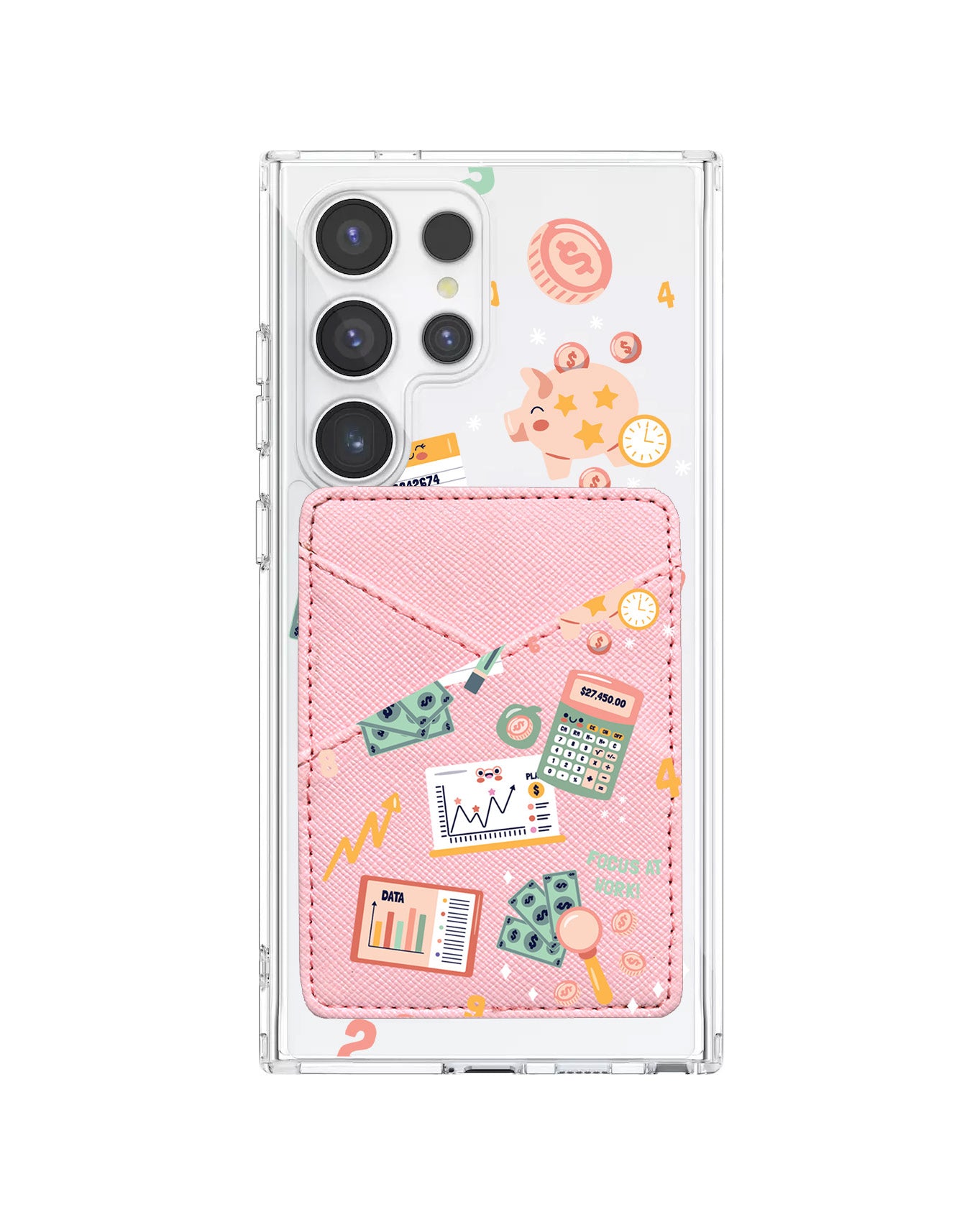 Android Phone Wallet Case - Finance