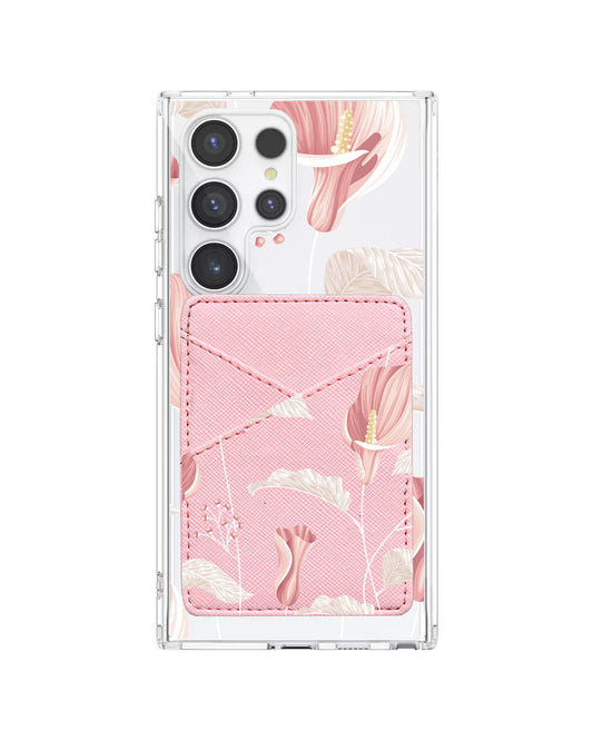 Android Phone Wallet Case - Easter Lily