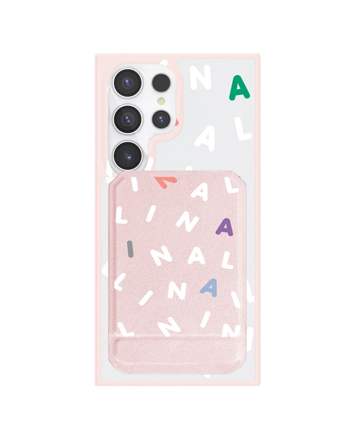 Android Magnetic Multifold Wallet - Monogram 2.0 Putih