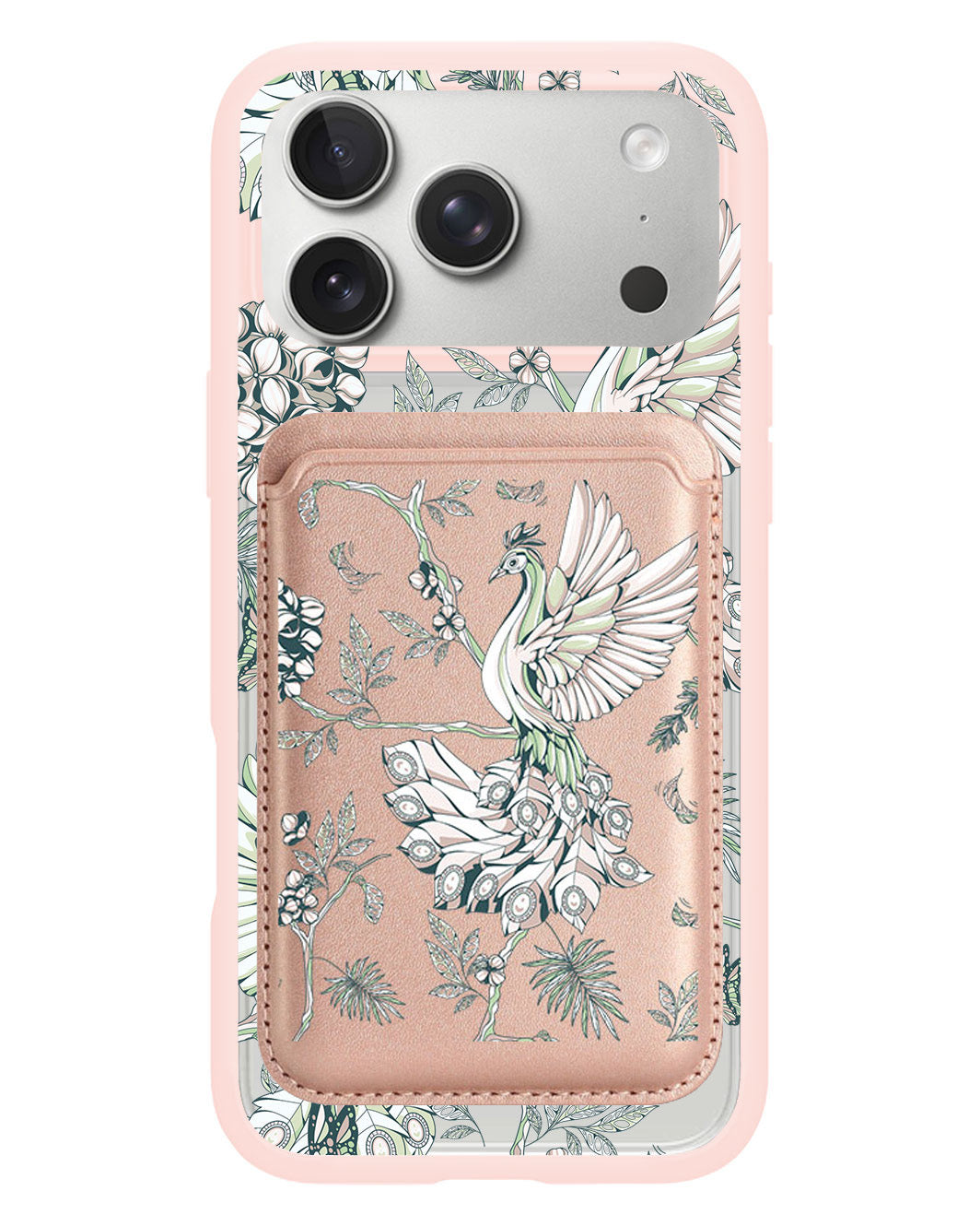 iPhone Magnetic Wallet Case - Peacock 4.0