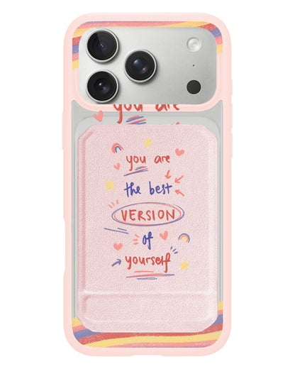 iPhone Magnetic Multifold Wallet - Love Yourself
