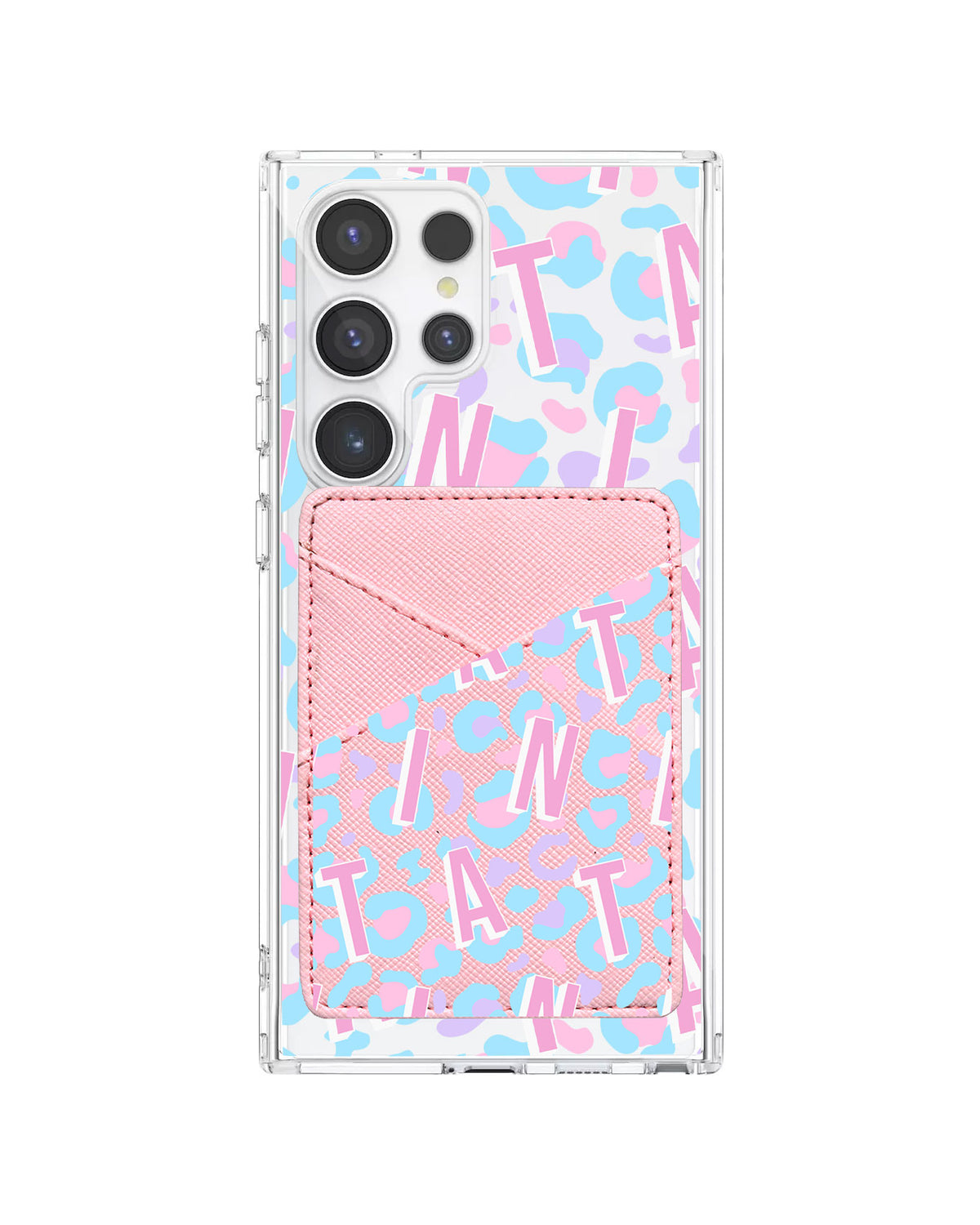 Android Phone Wallet Case - Leopard Monogram 6.0