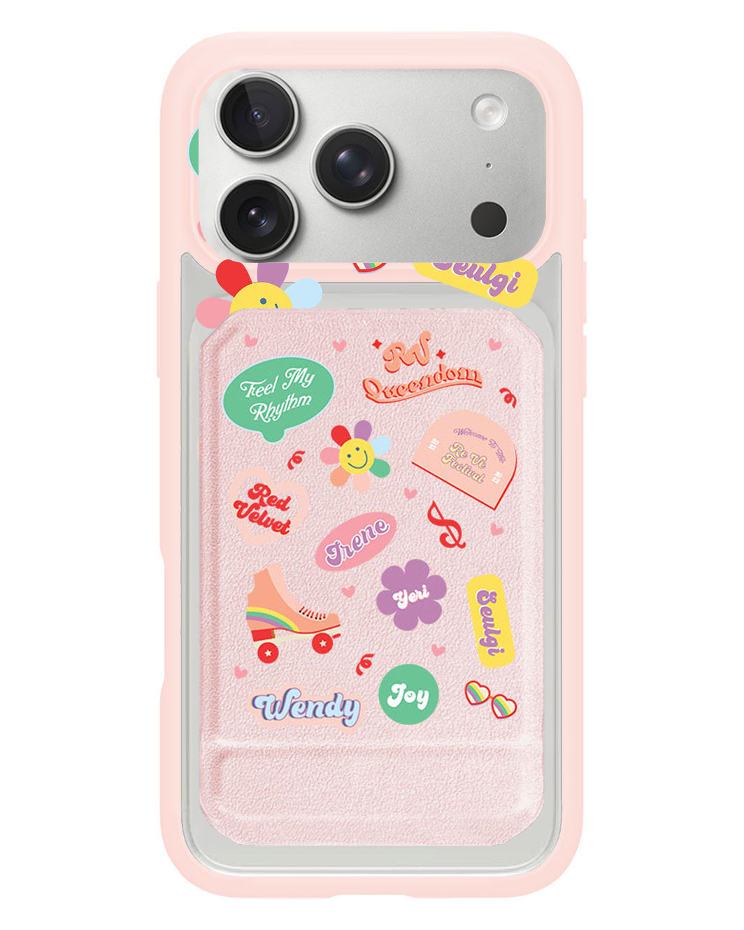 iPhone Magnetic Multifold Wallet - Red Velvet Sticker Pack