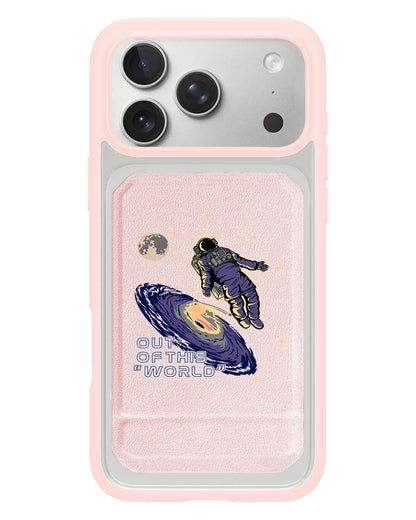 iPhone Magnetic Multifold Wallet - Out Of This World
