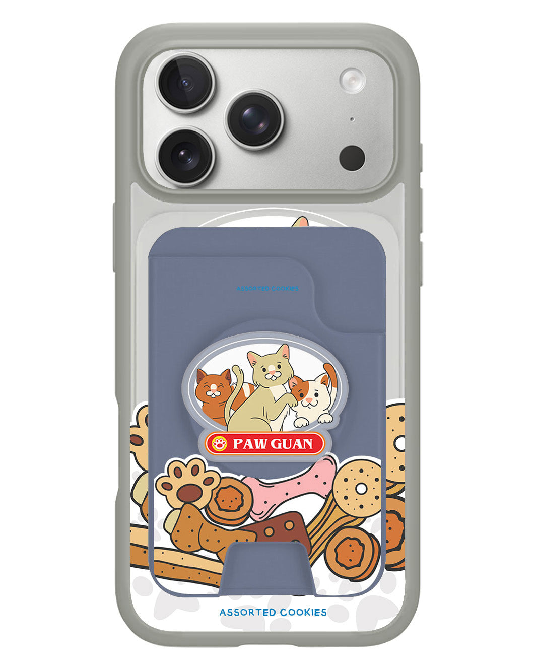iPhone Magpop Wallet - Pawguan Cat