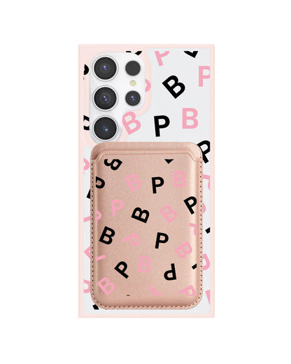 Android Magnetic Wallet Case - Blackpink Monogram