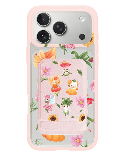 iPhone Magnetic Multifold Wallet - Magical Garden