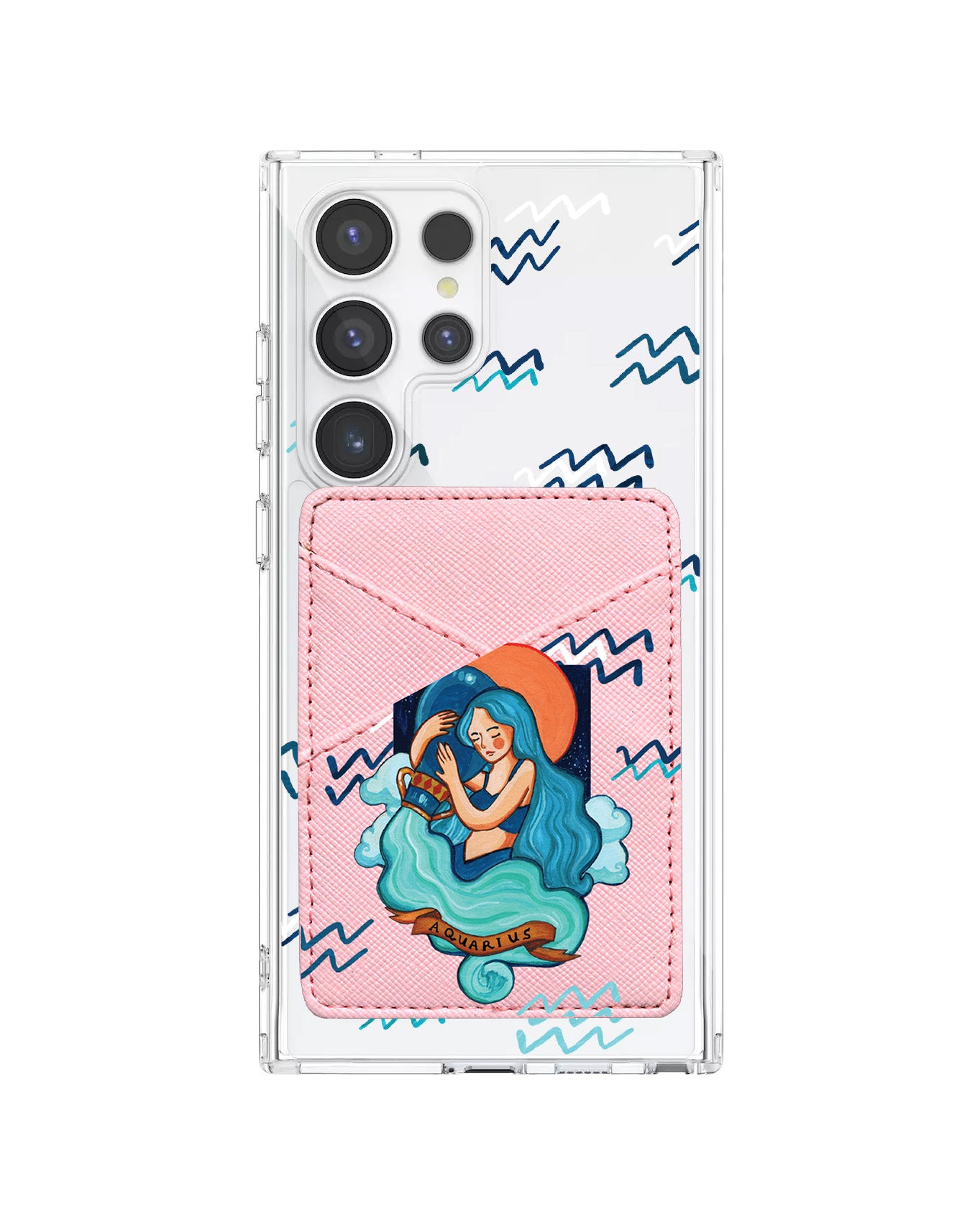 Android Phone Wallet Case - Aquarius