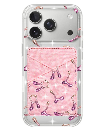 iPhone Phone Wallet Case - Chrome Monogram 3.0