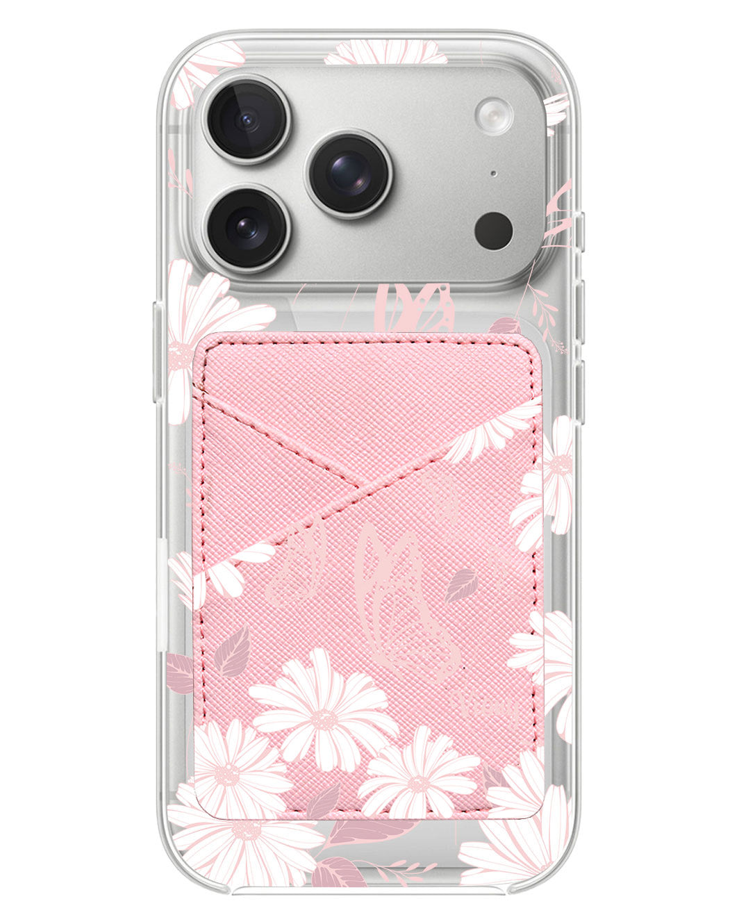 iPhone Phone Wallet Case - Butterfly & Daisy