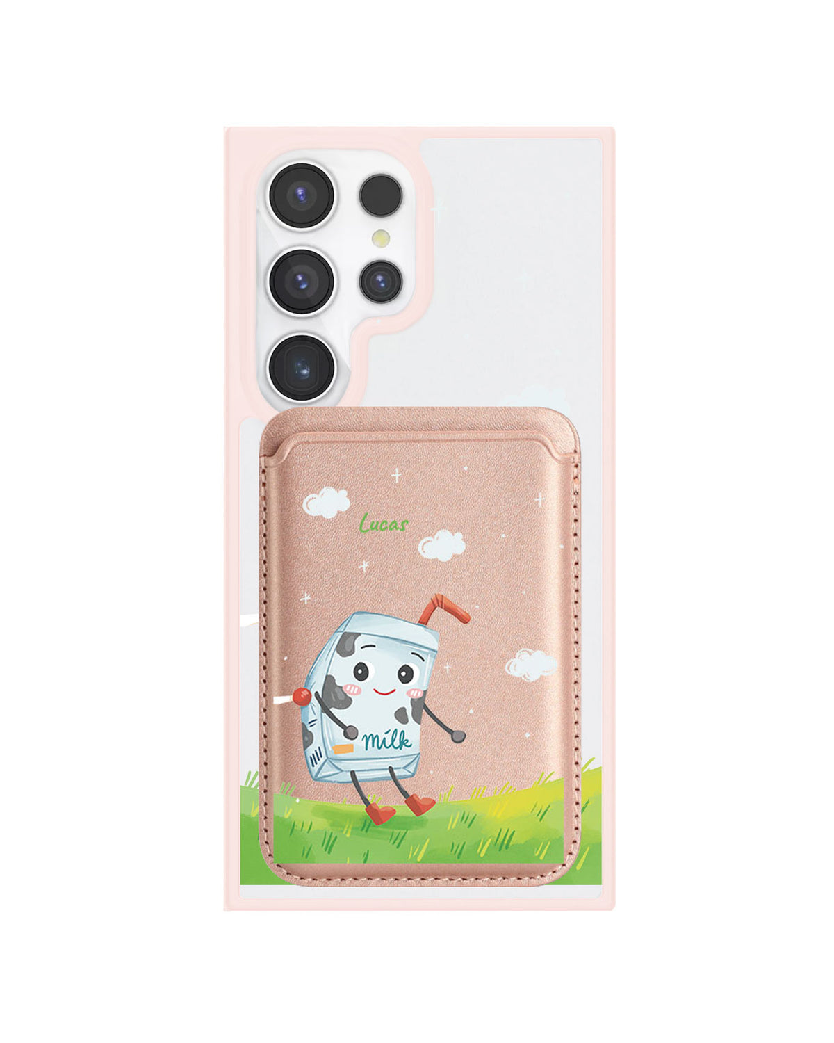 Android Magnetic Wallet Case - Milk To My Cookies (Couple Case)
