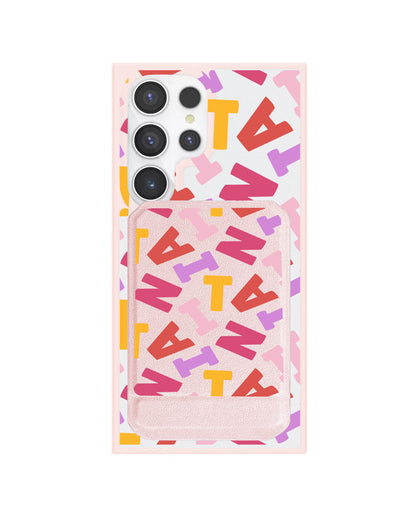 Android Magnetic Multifold Wallet - Scattered Monogram 1.0