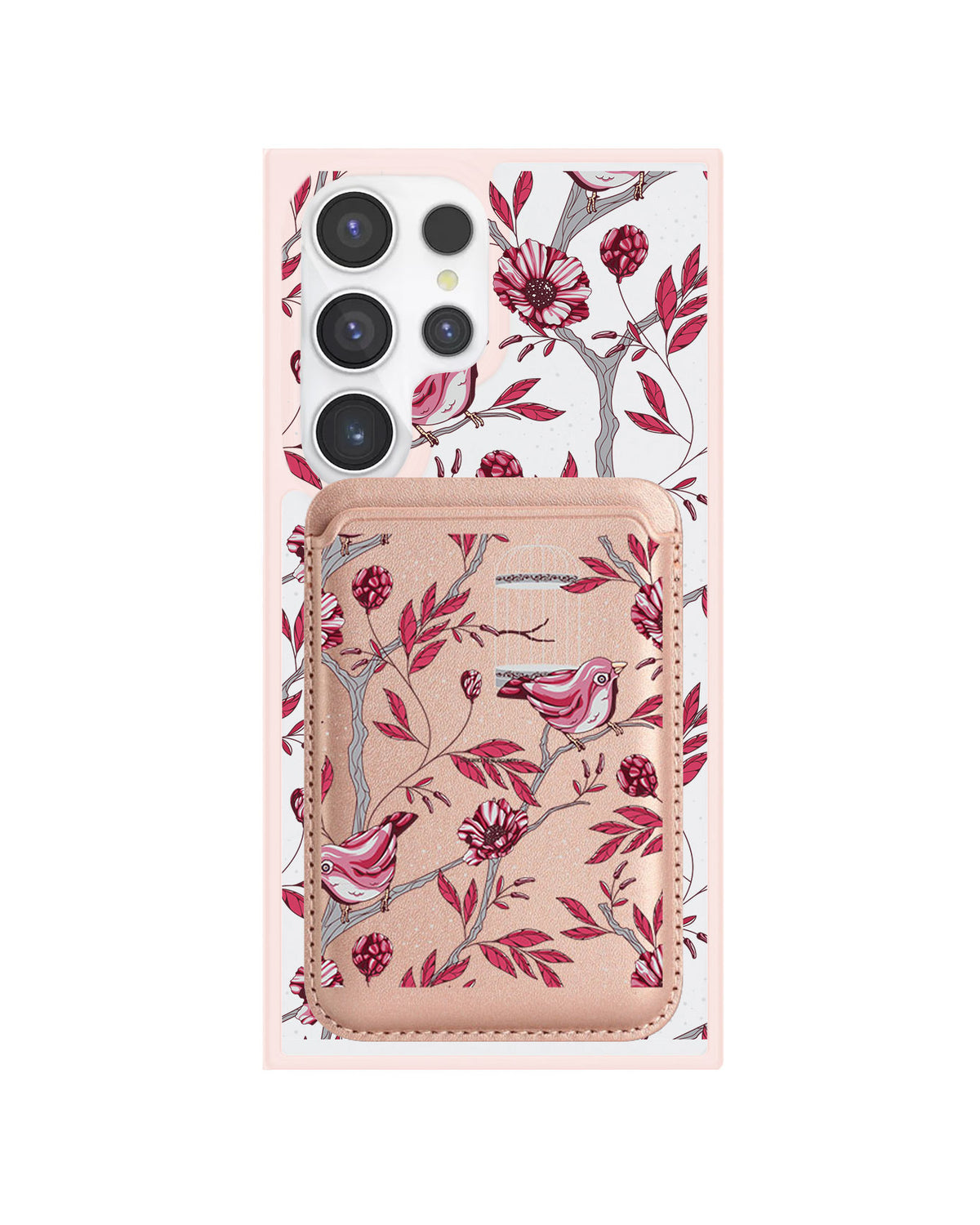 Android Magnetic Wallet Case - Lovebird 11.0