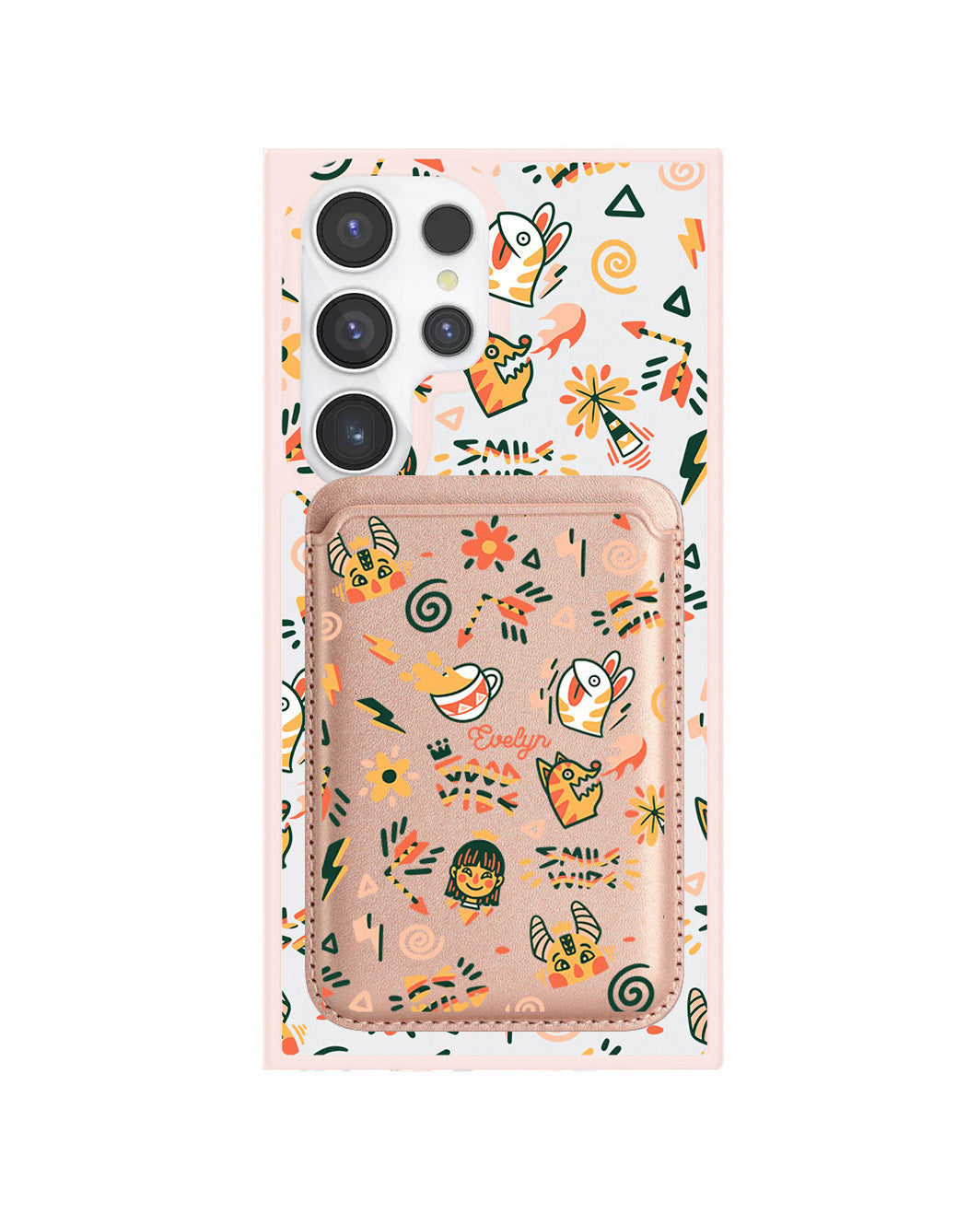 Android Magnetic Wallet Case - Wild & Free
