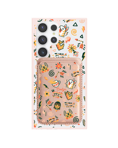 Android Magnetic Wallet Case - Wild & Free