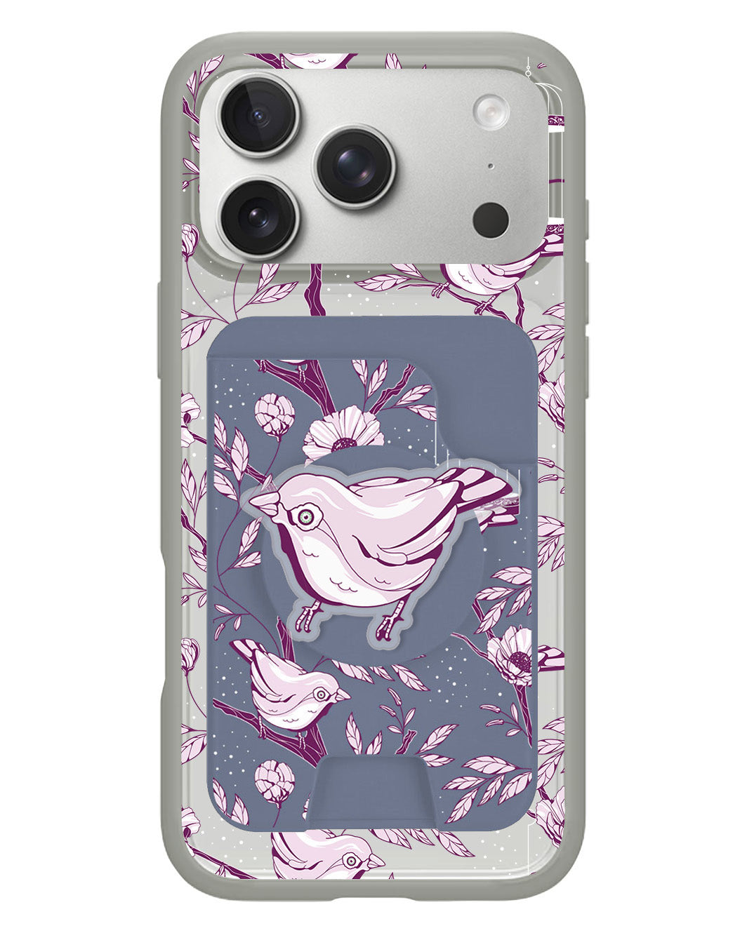 iPhone Magpop Wallet - Lovebird Monochrome 5.0