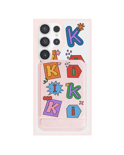 Android Magnetic Multifold Wallet - Adorable Monogram