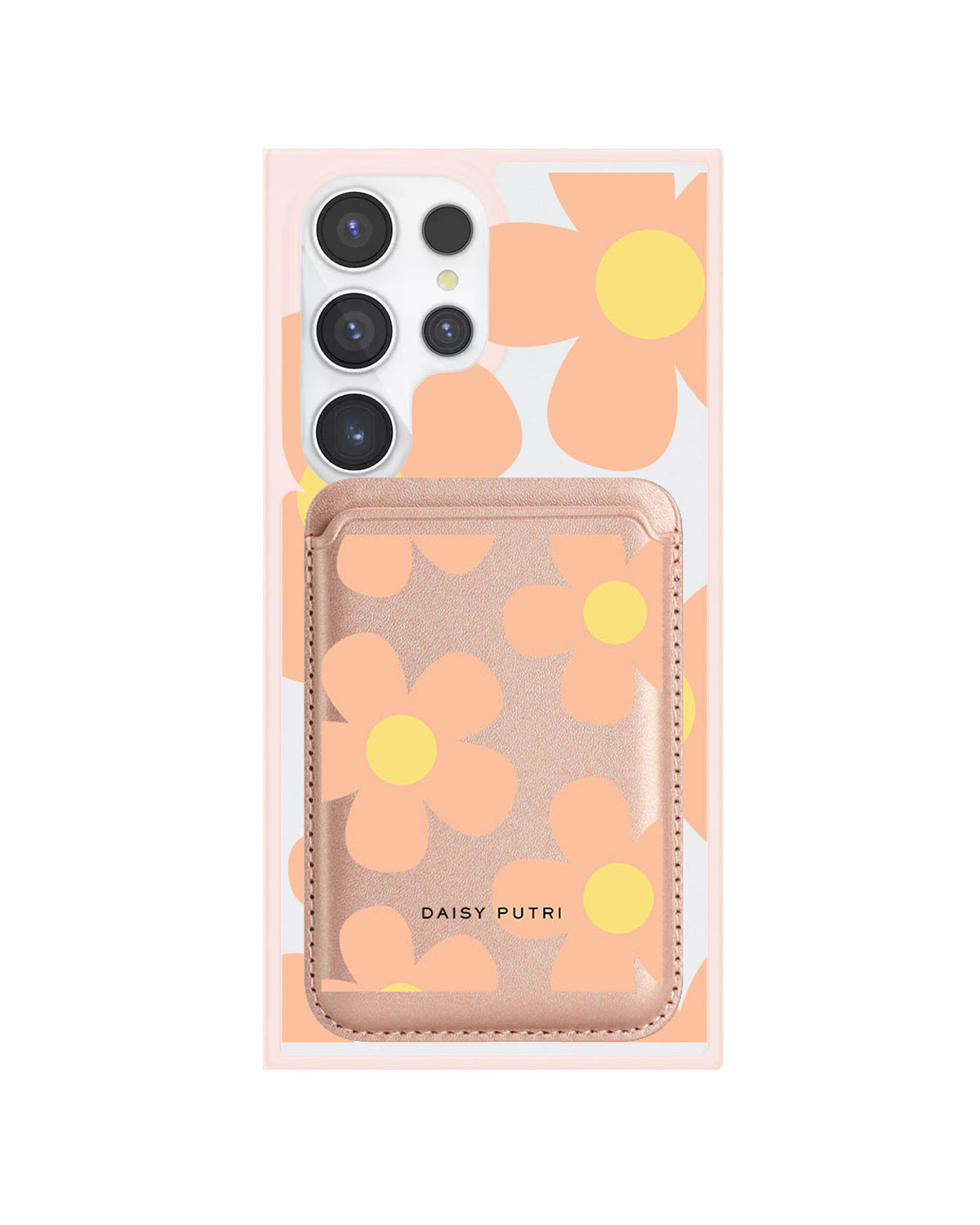 Android Magnetic Wallet Case - Daisy Love