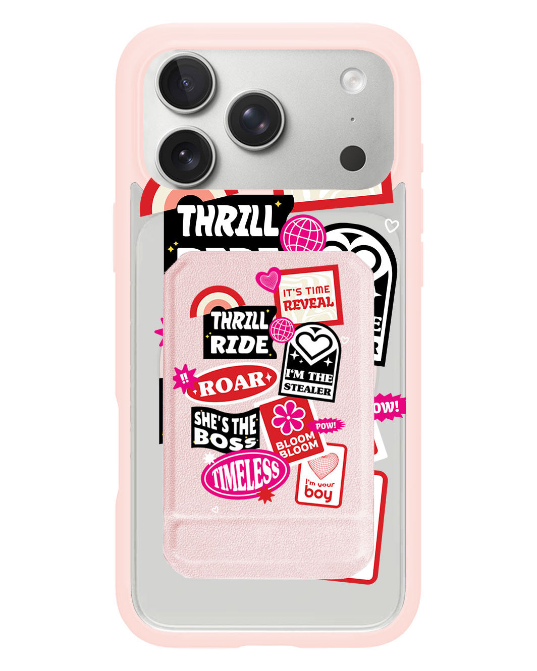 iPhone Magnetic Multifold Wallet - The Boyz Song Sticker Pack