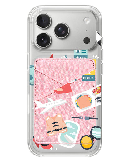 iPhone Phone Wallet Case - Stewardess