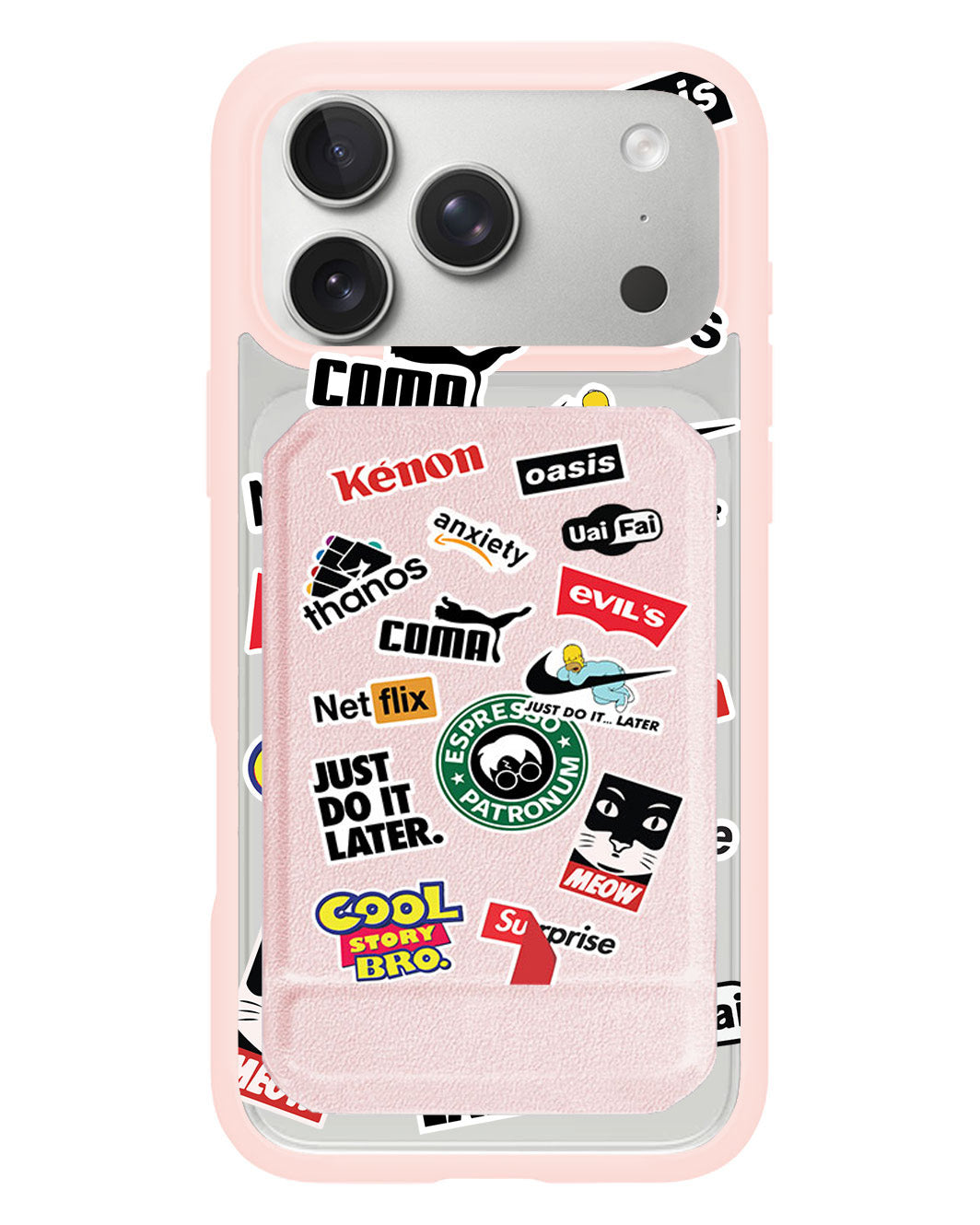 iPhone Magnetic Multifold Wallet - Brand Parody 1.0