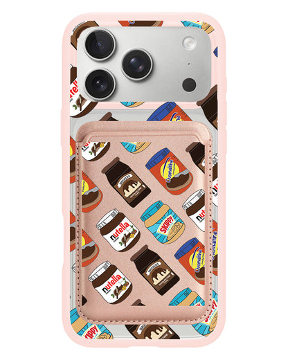 iPhone Magnetic Wallet Case - Choco Spread