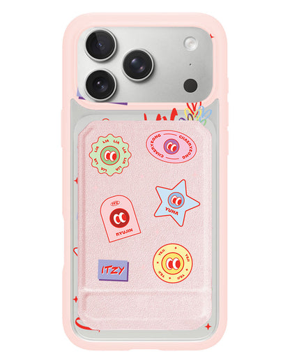 iPhone Magnetic Multifold Wallet - Itzy Sticker Pack