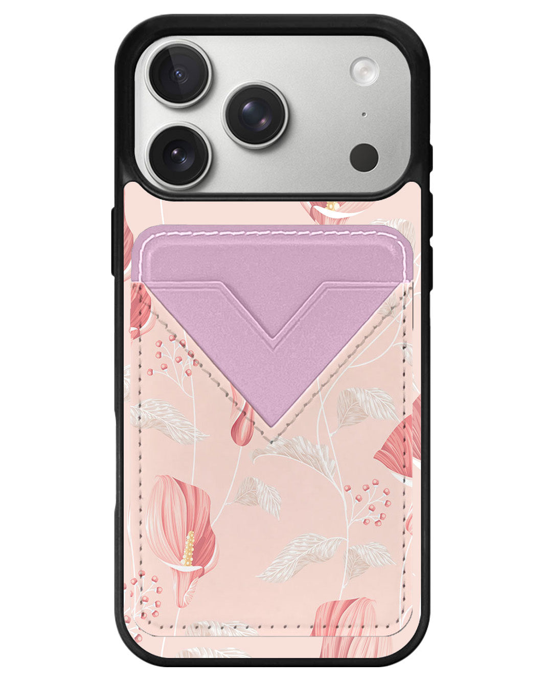 iPhone Avant Wallet Case - Easter Lily