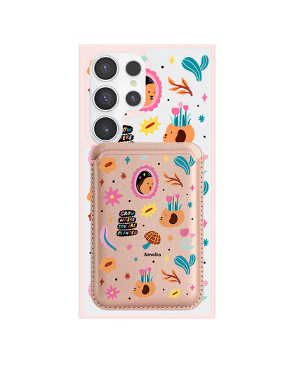 Android Magnetic Wallet Case - Grow And Bloom