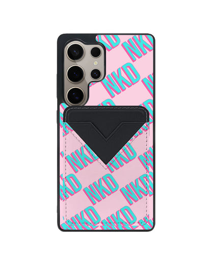 Android Avant Wallet Case - Custom Monogram 3.0 Diagonal Initial 4.0