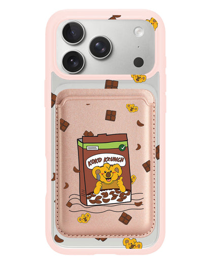 iPhone Magnetic Wallet Case - Choco Cereal