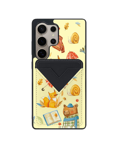 Android Avant Wallet Case - Bear & Fox