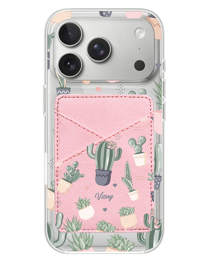 iPhone Phone Wallet Case - Cactus 2.0