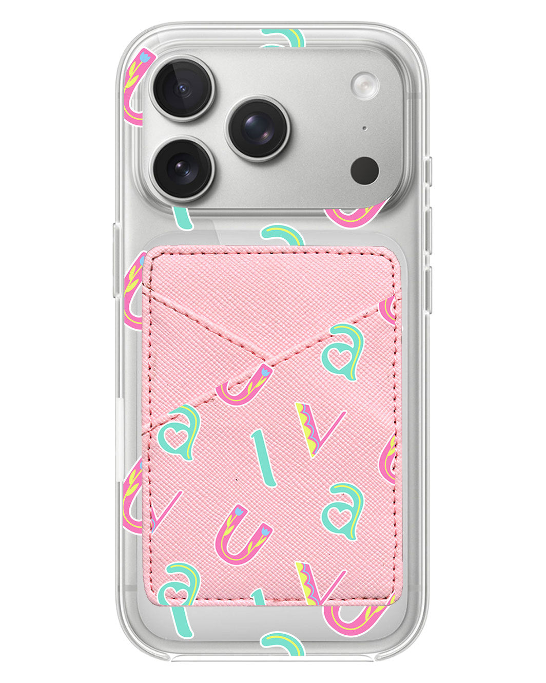 iPhone Phone Wallet Case - Playful Monogram 6.0