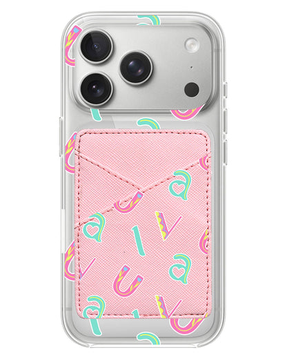 iPhone Phone Wallet Case - Playful Monogram 6.0
