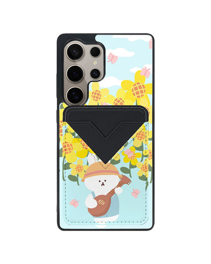 Android Avant Wallet Case - Bunny Ukulele