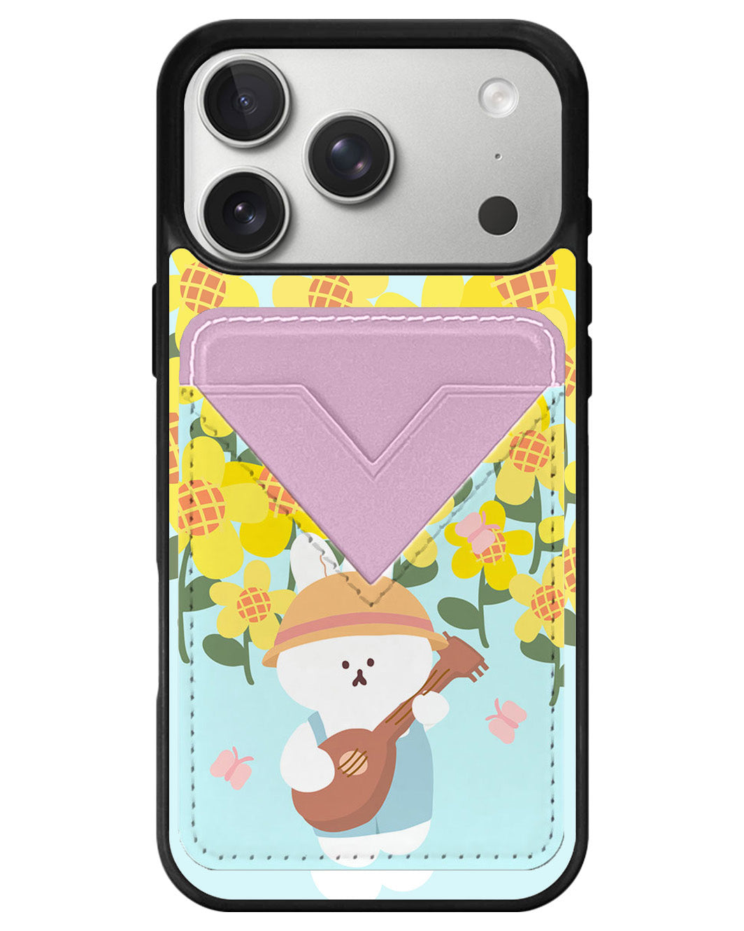 iPhone Avant Wallet Case - Bunny Ukulele